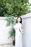 Album: Sự Quyến Rũ Quý Phái Với Chiếc Đầm Trắng Tinh Khiết