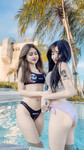 bộ ảnh bikini sục sướng bắn hết tinh