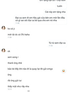 Đại ca tui mua ròii ai mua nt nha